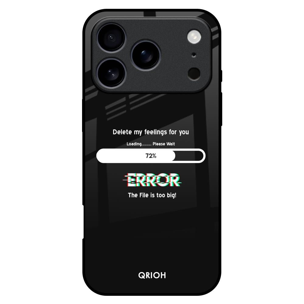 Error Glass Case for iPhone 17 Pro Max