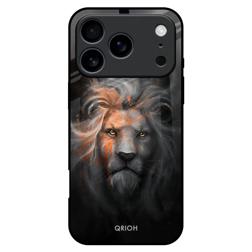 Devil Lion Glass Case for iPhone 17 Pro Max