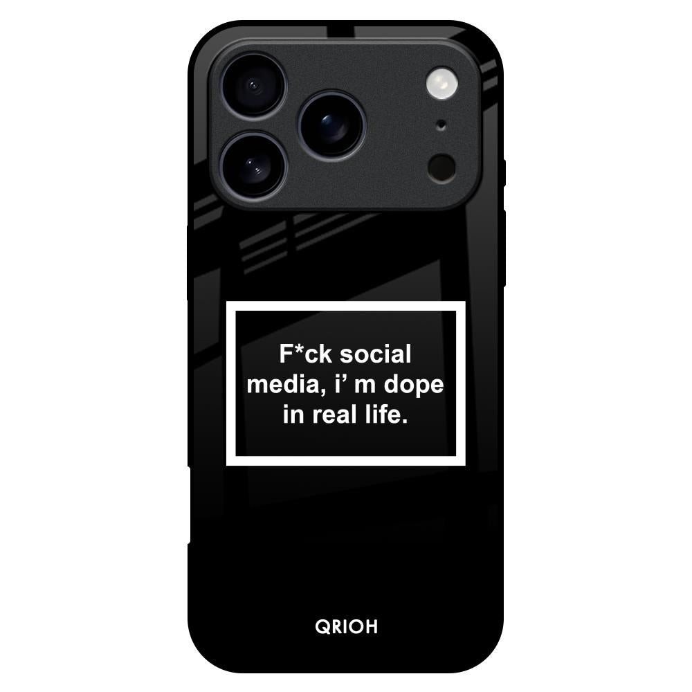 Dope In Life Glass Case for iPhone 17 Pro Max