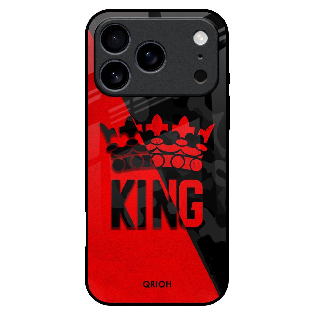 I Am A King Glass Case for iPhone 17 Pro Max