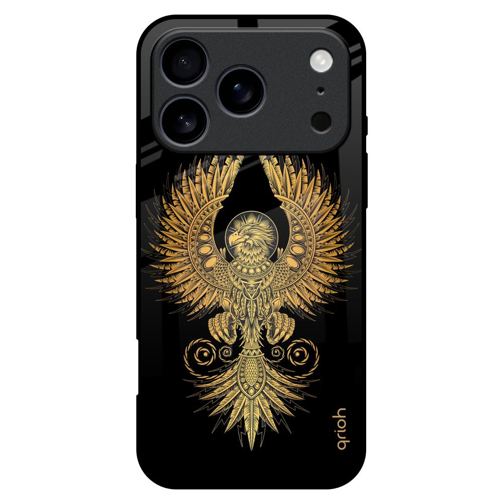 Mythical Phoenix Art Glass Case for iPhone 17 Pro Max