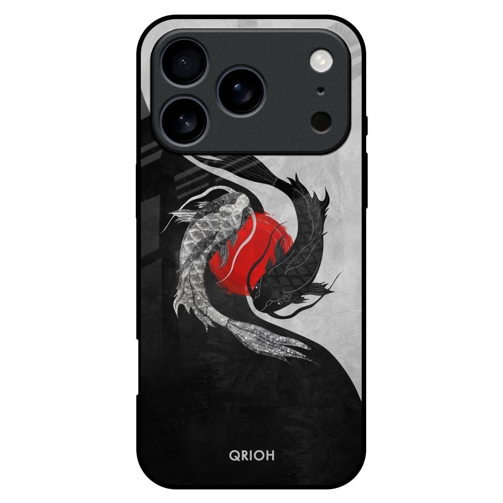Japanese Art Glass Case for iPhone 17 Pro Max
