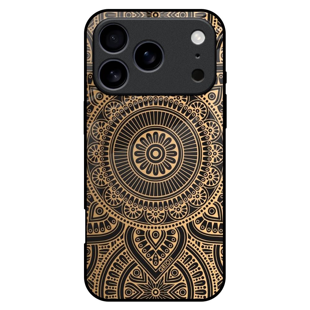 Luxury Mandala Glass Case for iPhone 17 Pro Max
