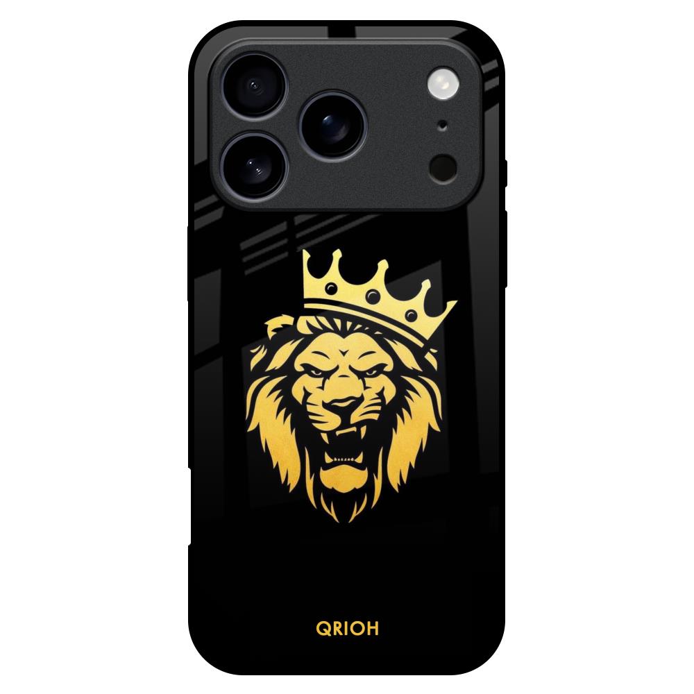 Lion The King Glass Case for iPhone 17 Pro Max