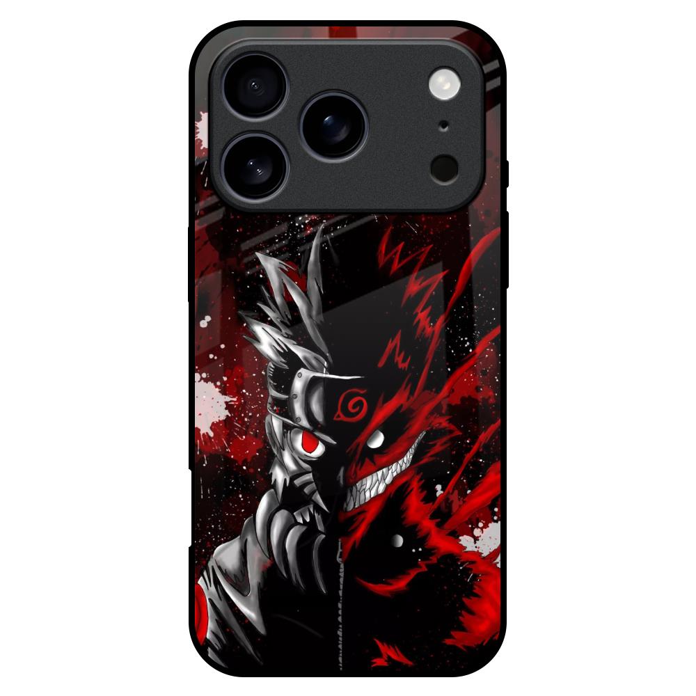Dark Character Glass Case for iPhone 17 Pro Max