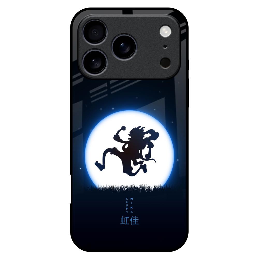 Luffy Nika Glass Case for iPhone 17 Pro Max