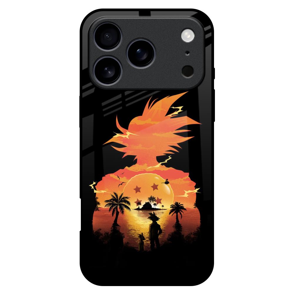 Japanese Paradise Glass Case for iPhone 17 Pro Max
