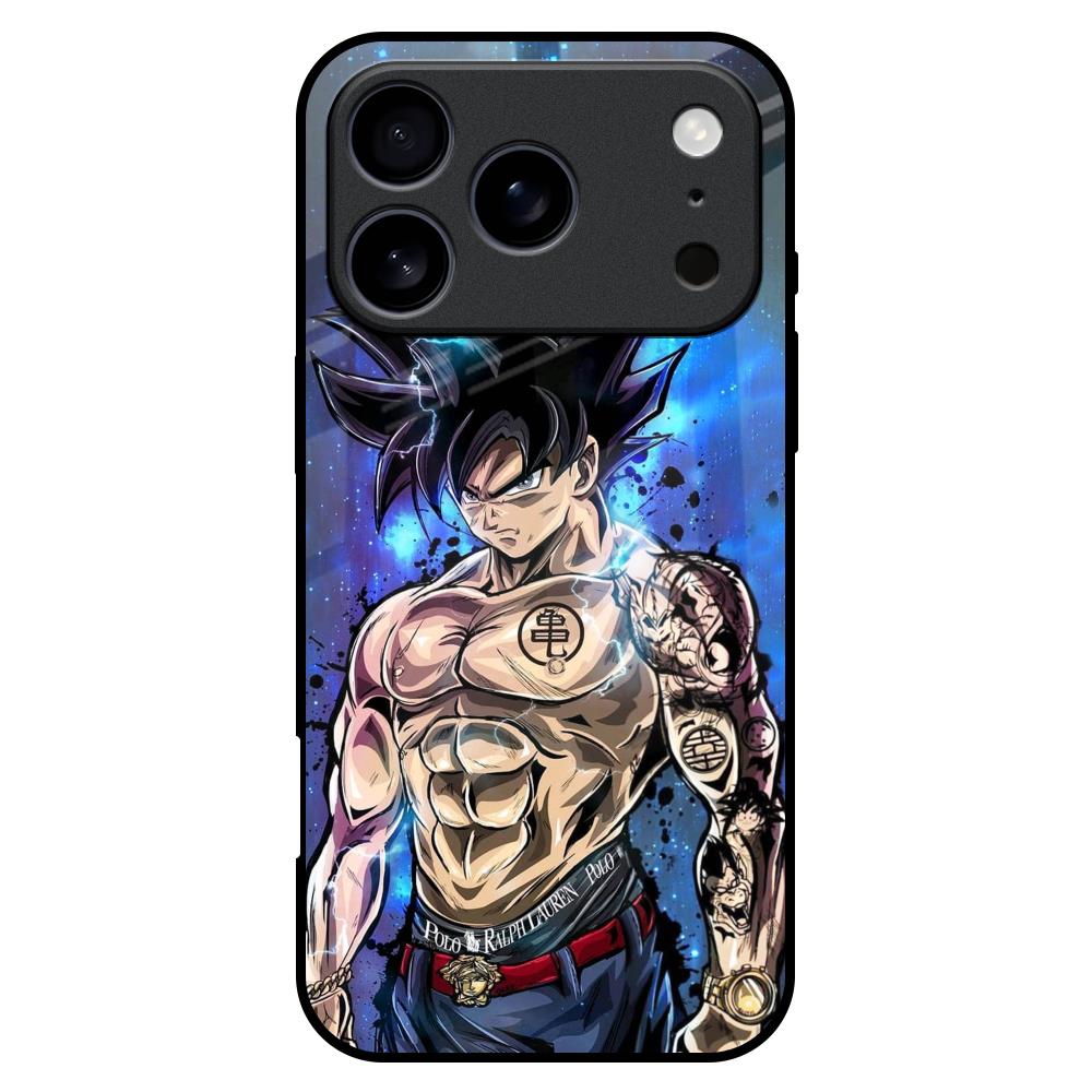 Branded Anime Glass Case for iPhone 17 Pro Max