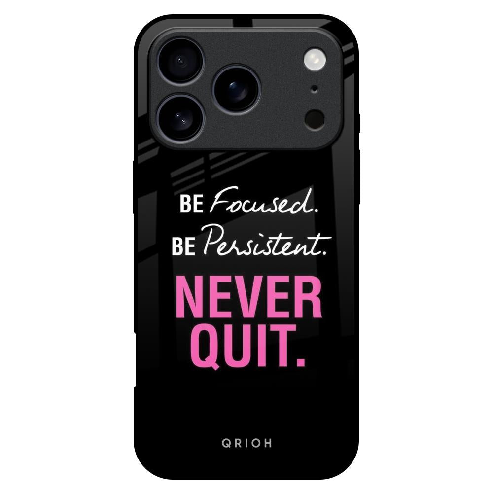 Be Focused Glass Case for iPhone 17 Pro Max