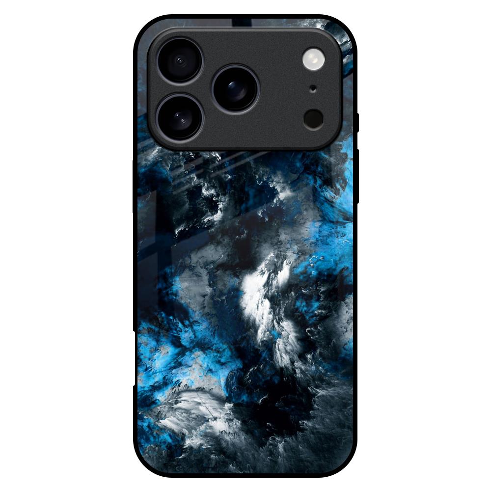Cloudy Dust Glass Case for iPhone 17 Pro Max