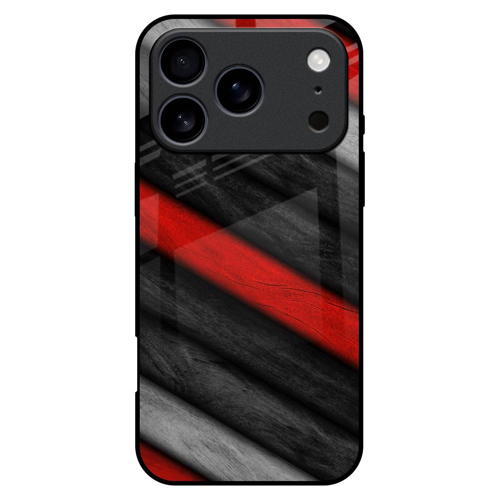 Soft Wooden Texture Glass Case for iPhone 17 Pro Max