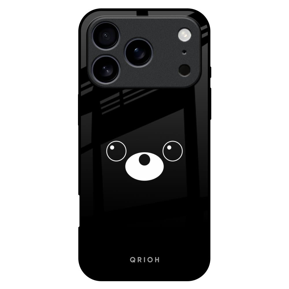 Cute Bear Glass Case for iPhone 17 Pro Max