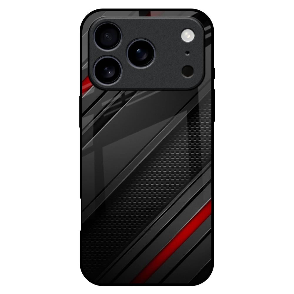 Modern Abstract Glass Case for iPhone 17 Pro Max