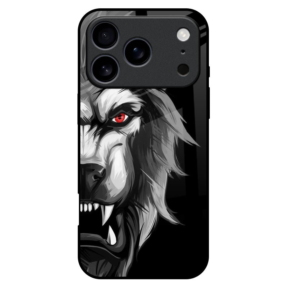 Wild Lion Glass Case for iPhone 17 Pro Max