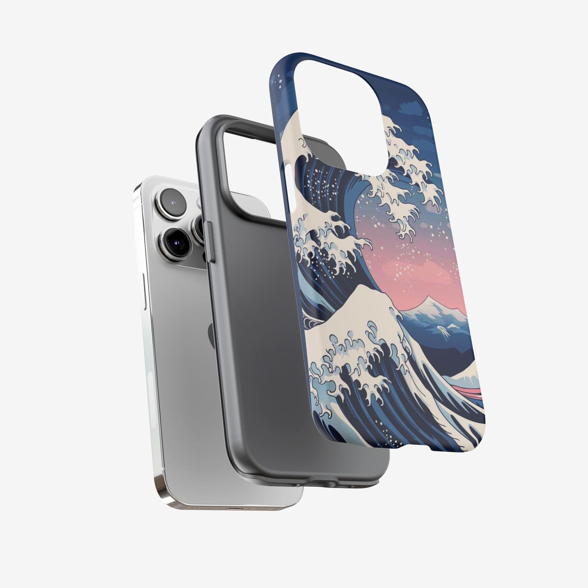 Ocean Crest Premium Tough Shining Phone Case (Double Layer) Available For All iPhone Models
