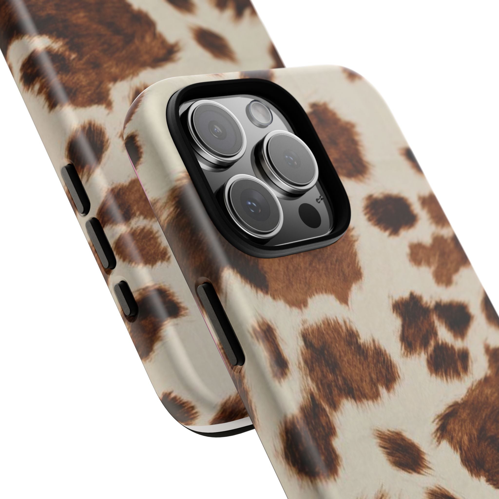 Cow Print Tough Case  Available For All iPhone Models