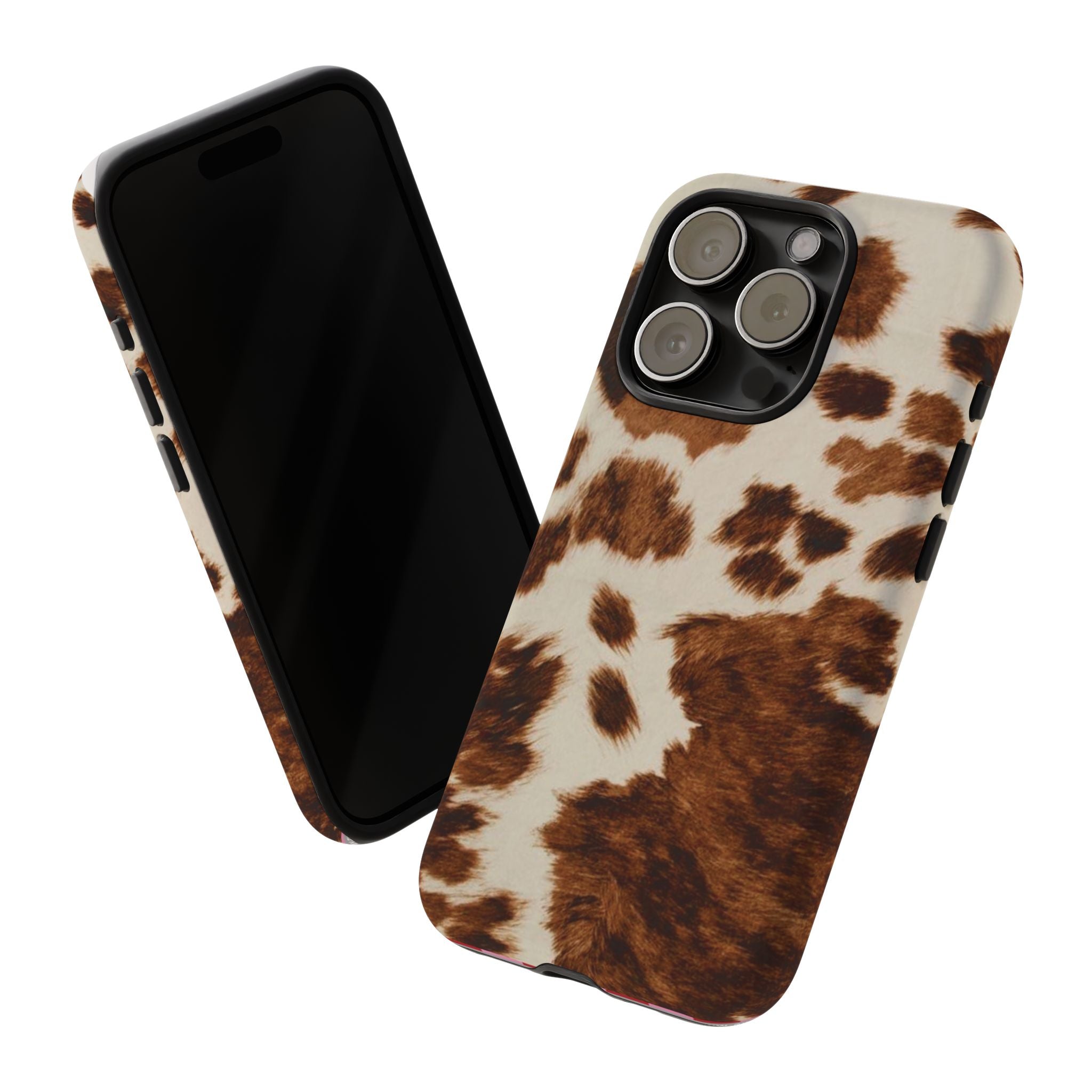 Cow Print Tough Case  Available For All iPhone Models