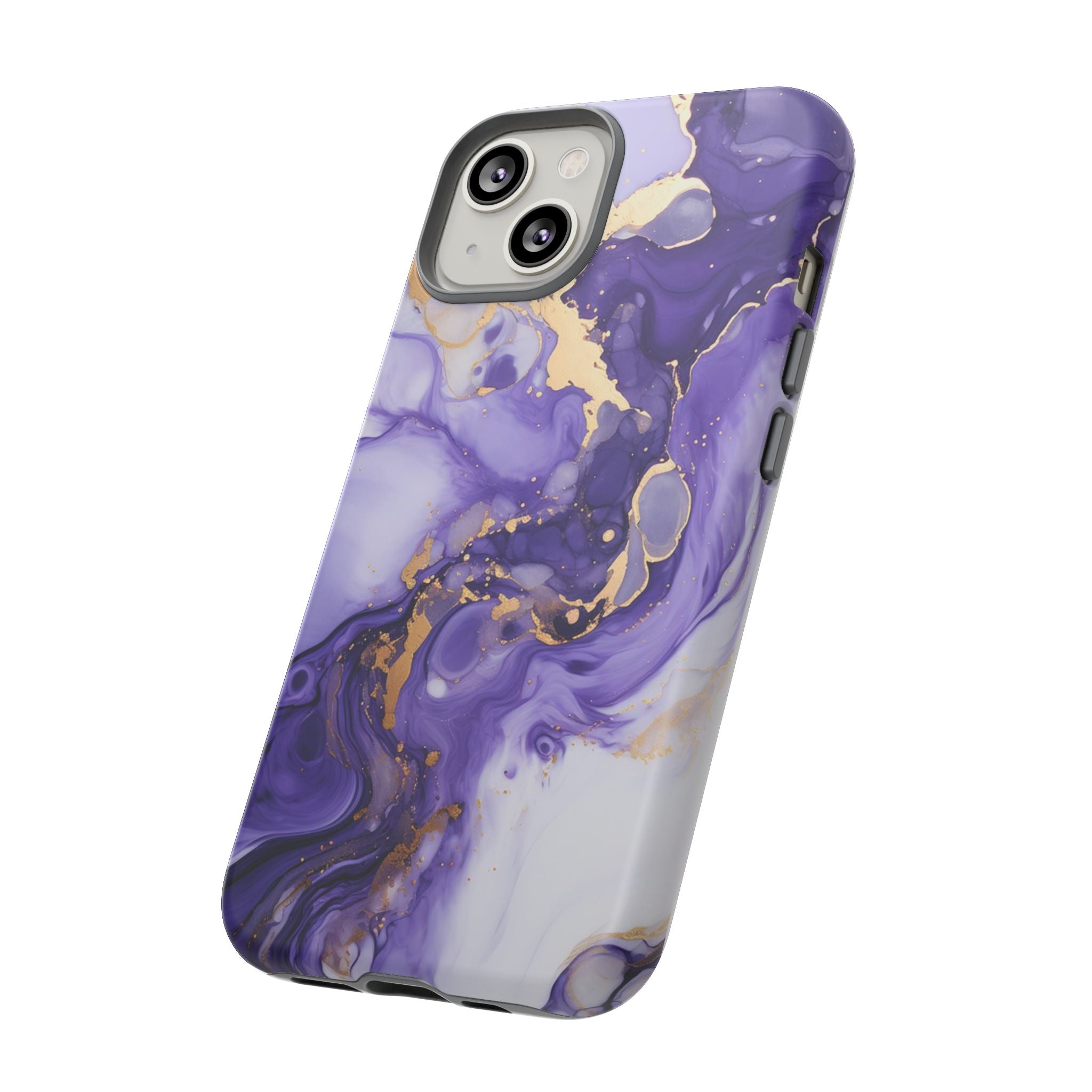 Violet Flow Premium Tough Shining Phone Case (Double Layer) Available For All iPhone Models