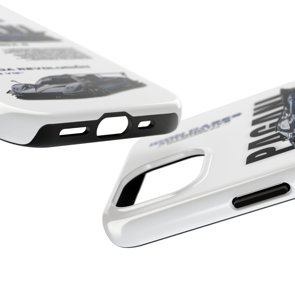 Pagani Zonda R White Premium Tough Shining Phone Case (Double Layer) Available For All iPhone Models