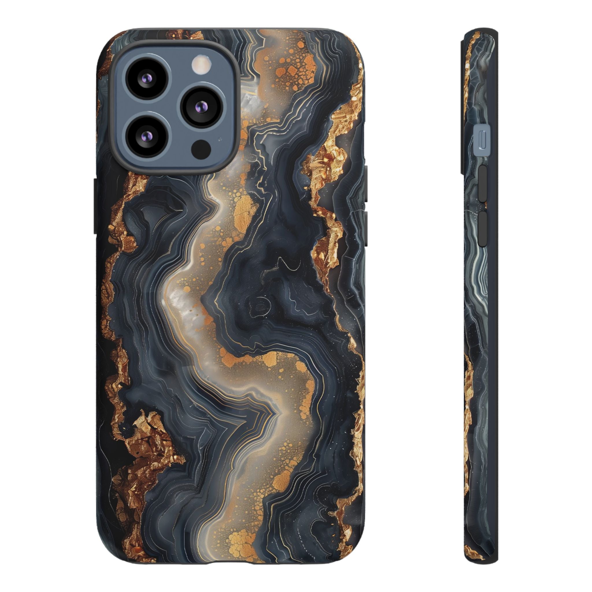 Midnight Agate Premium Tough Shining Phone Case (Double Layer) Available For All iPhone Models
