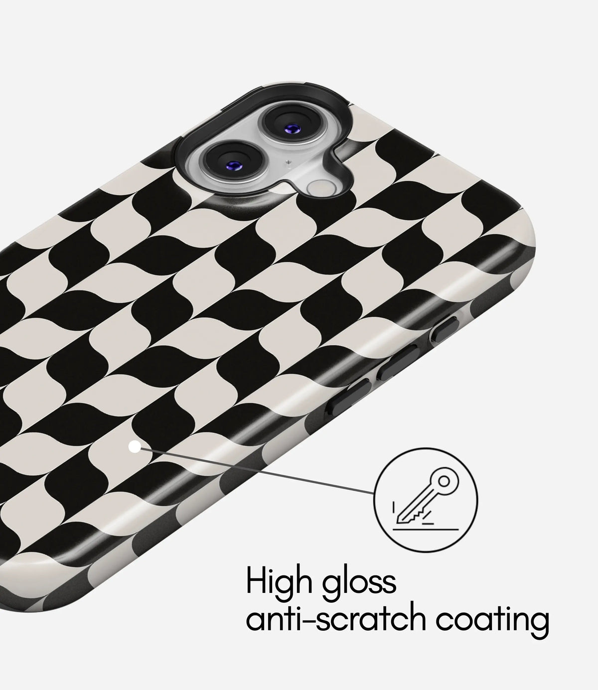 Retro Sway Premium Tough Shining Phone Case (Double Layer) Available For All iPhone Models