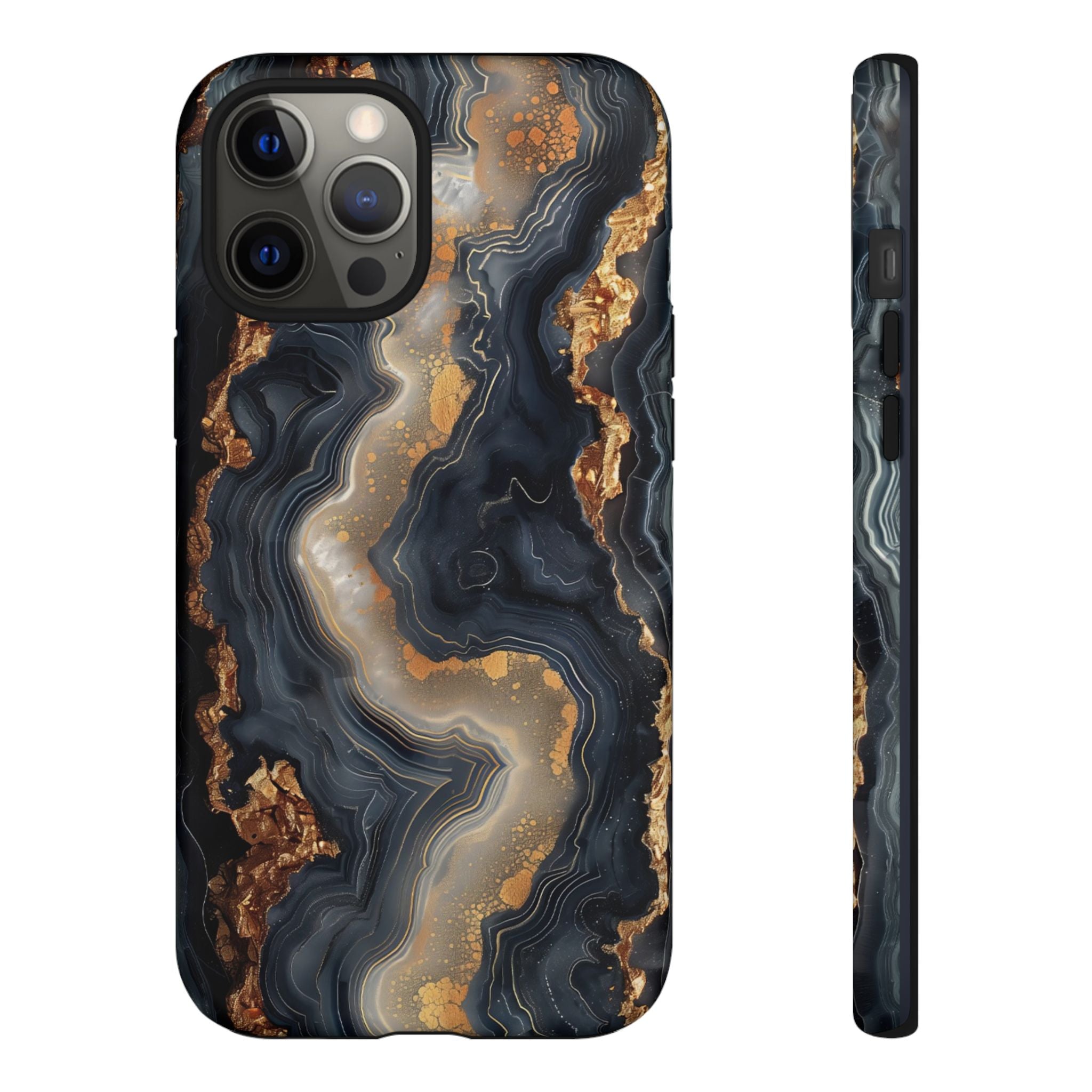 Midnight Agate Premium Tough Shining Phone Case (Double Layer) Available For All iPhone Models