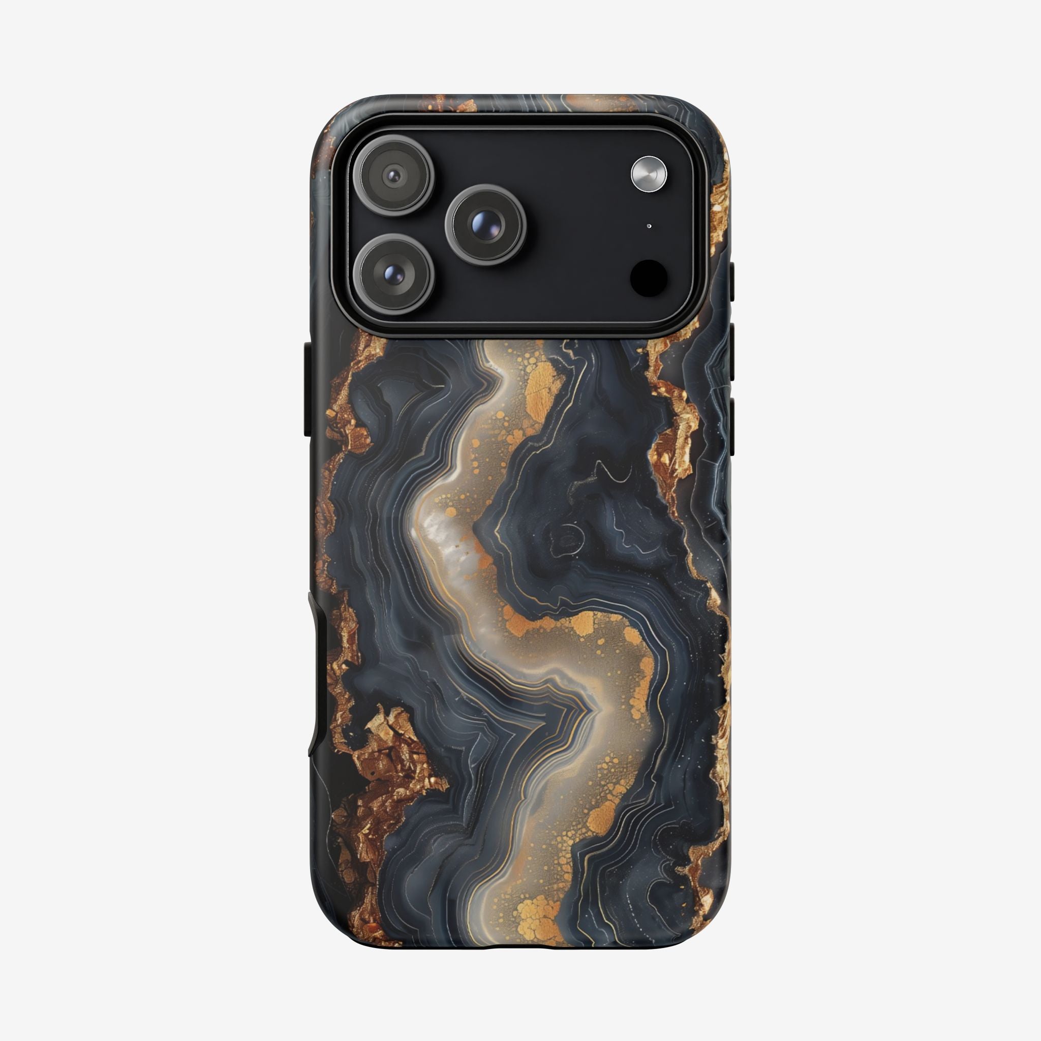 Midnight Agate Premium Tough Shining Phone Case (Double Layer) Available For All iPhone Models