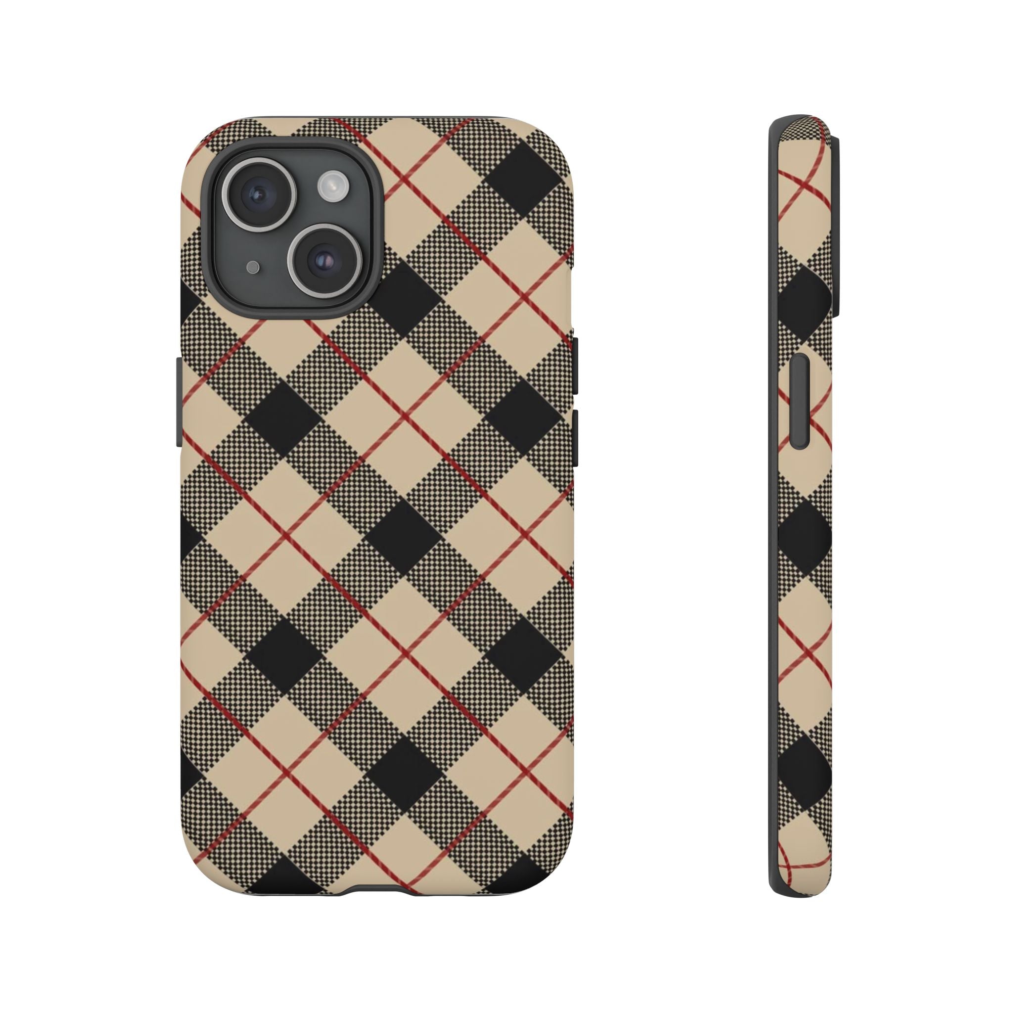 Heritage Plaid Premium Tough Shining Phone Case (Double Layer) Available For All iPhone Models