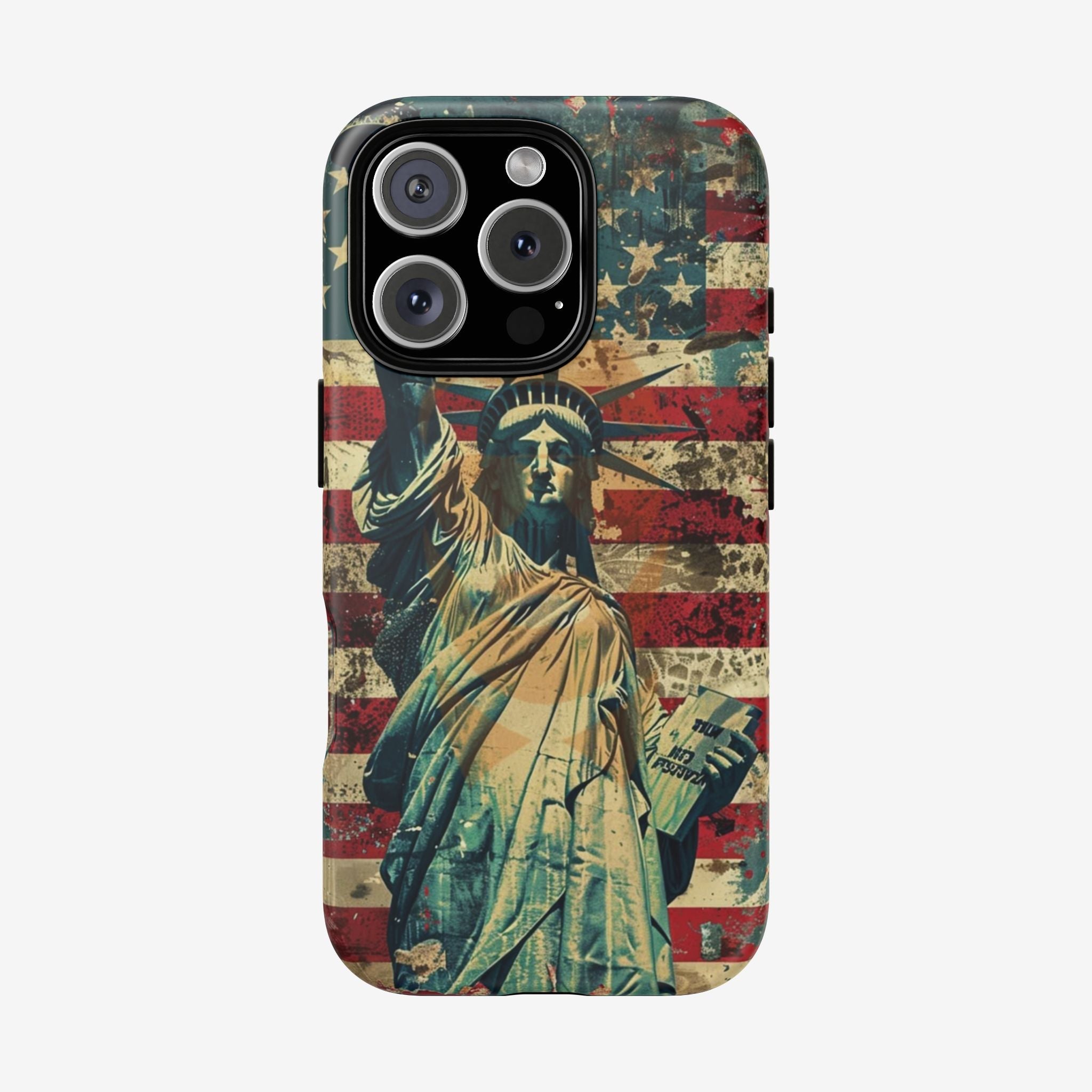 Vintage Liberty Premium Tough Shining Phone Case (Double Layer) Available For All iPhone Models