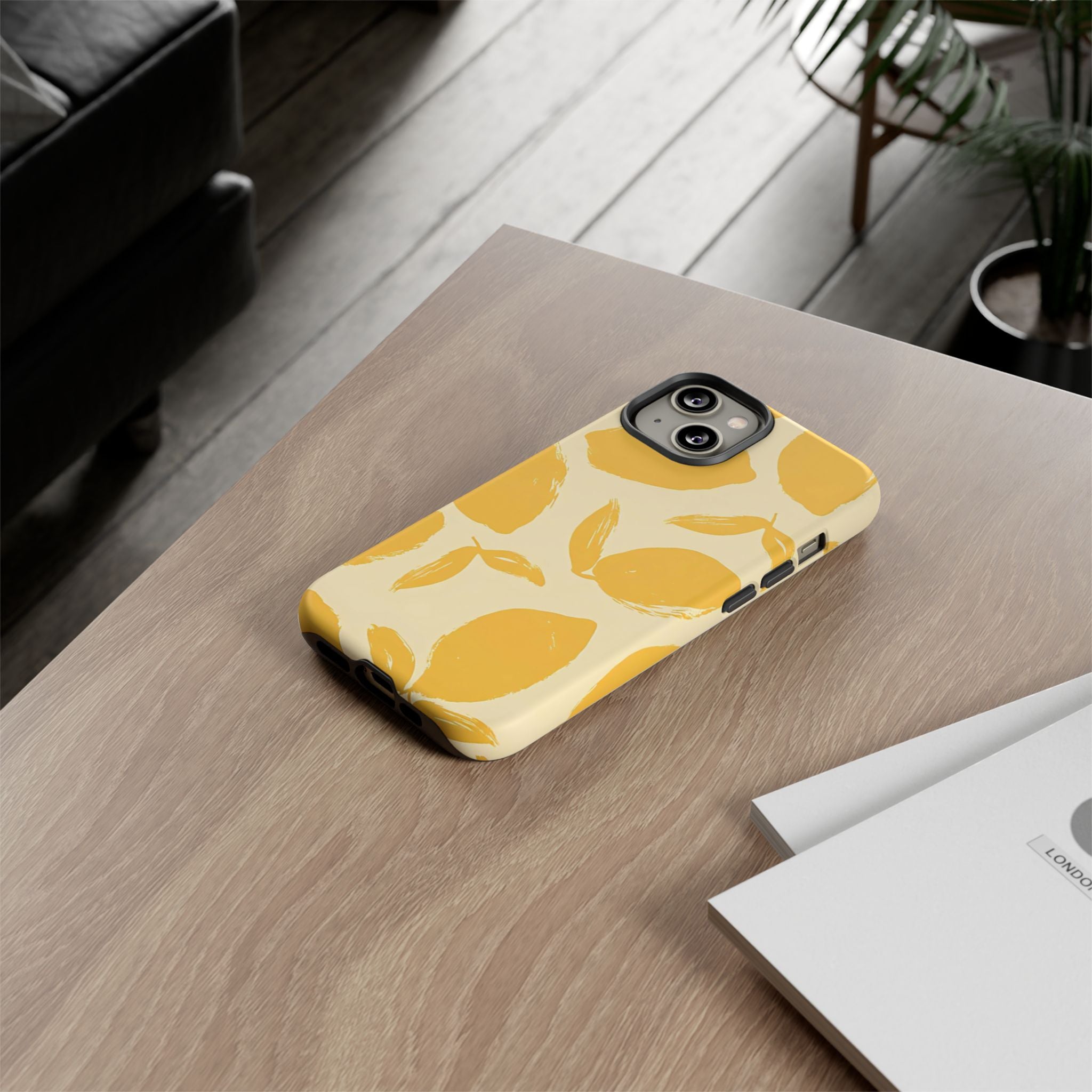 Citrus Glow Premium Tough Shining Phone Case (Double Layer) Available For All iPhone Models