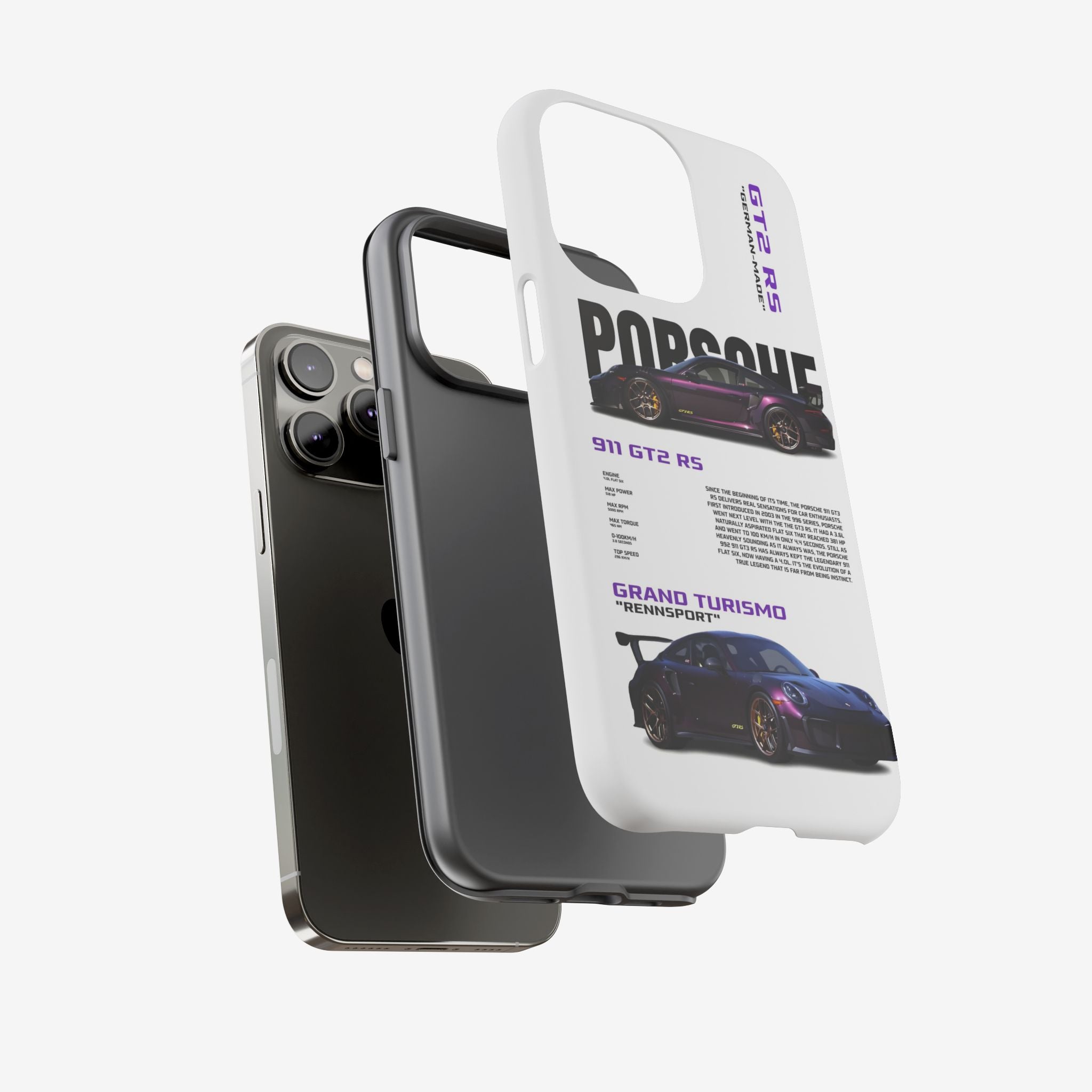 Violet Velocity Tough Case  Available For All iPhone Models