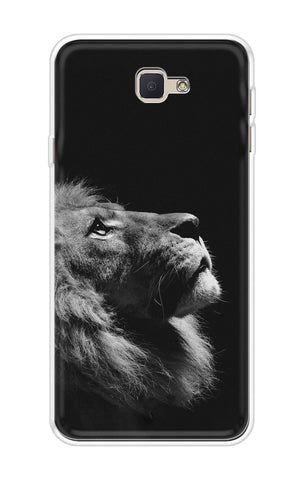 Lion Looking to Sky Soft Cover for Samsung J7 Prime