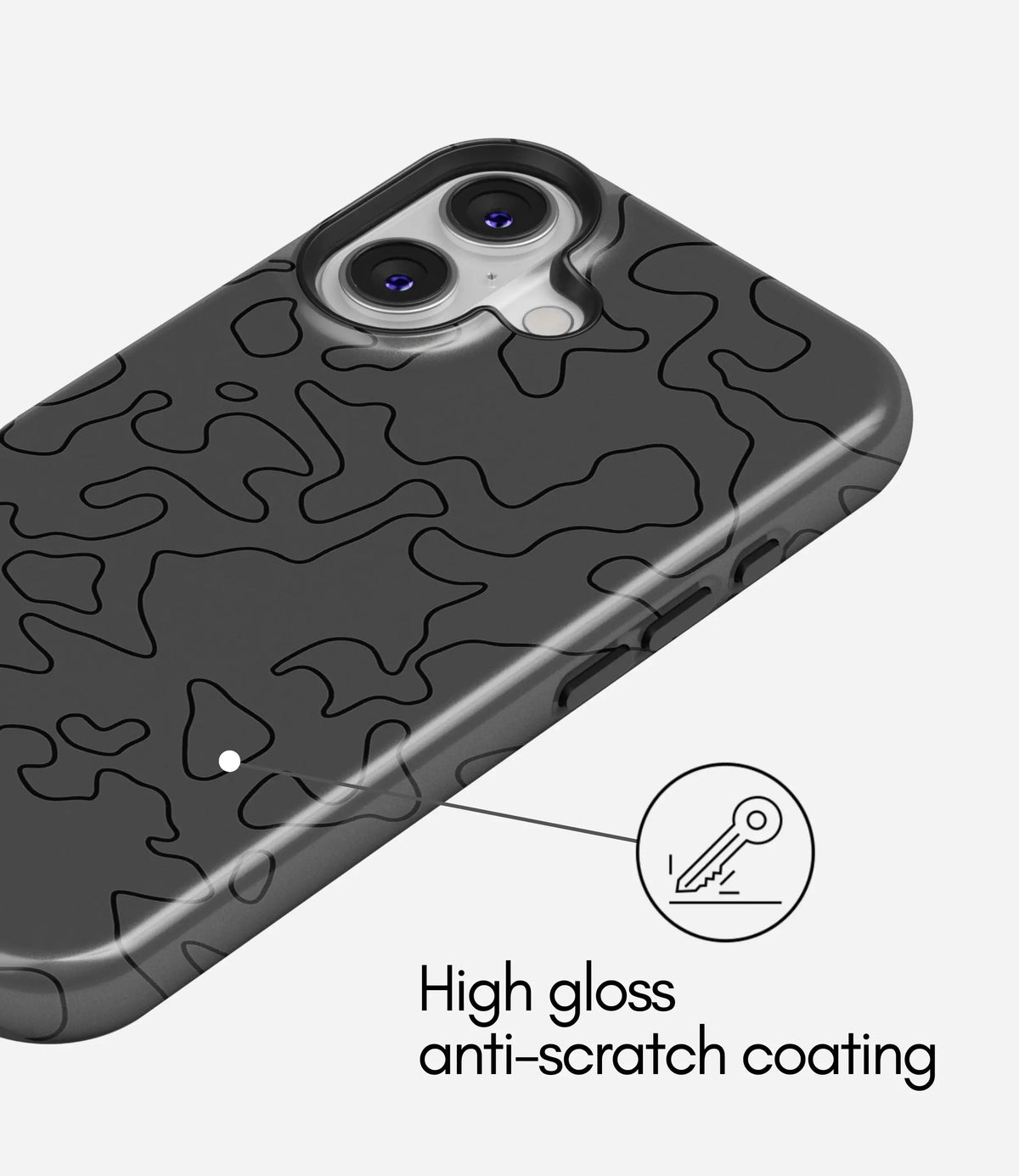 Shadow Maze Premium Tough Shining Phone Case (Double Layer) Available For All iPhone Models