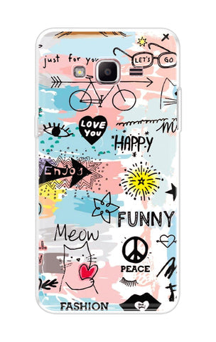 Happy Doodle Soft Cover for Samsung J2 Prime