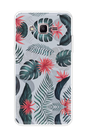 Retro Floral Leaf Soft Cover for Samsung J2 Prime