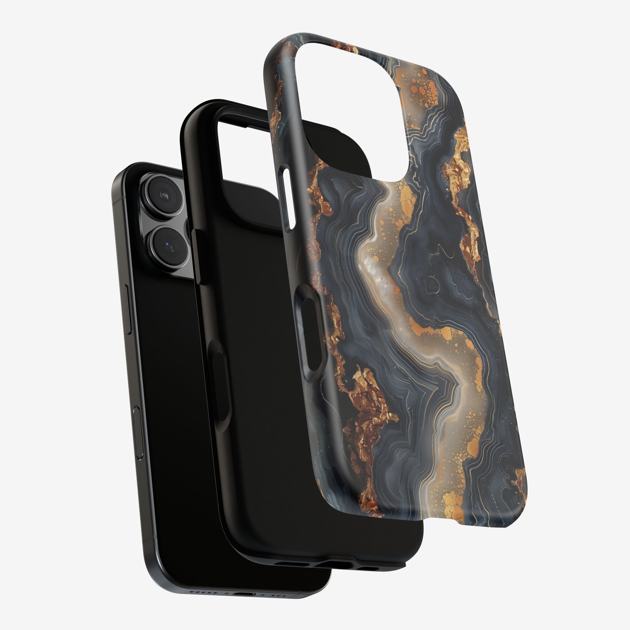 Midnight Agate Premium Tough Shining Phone Case (Double Layer) Available For All iPhone Models