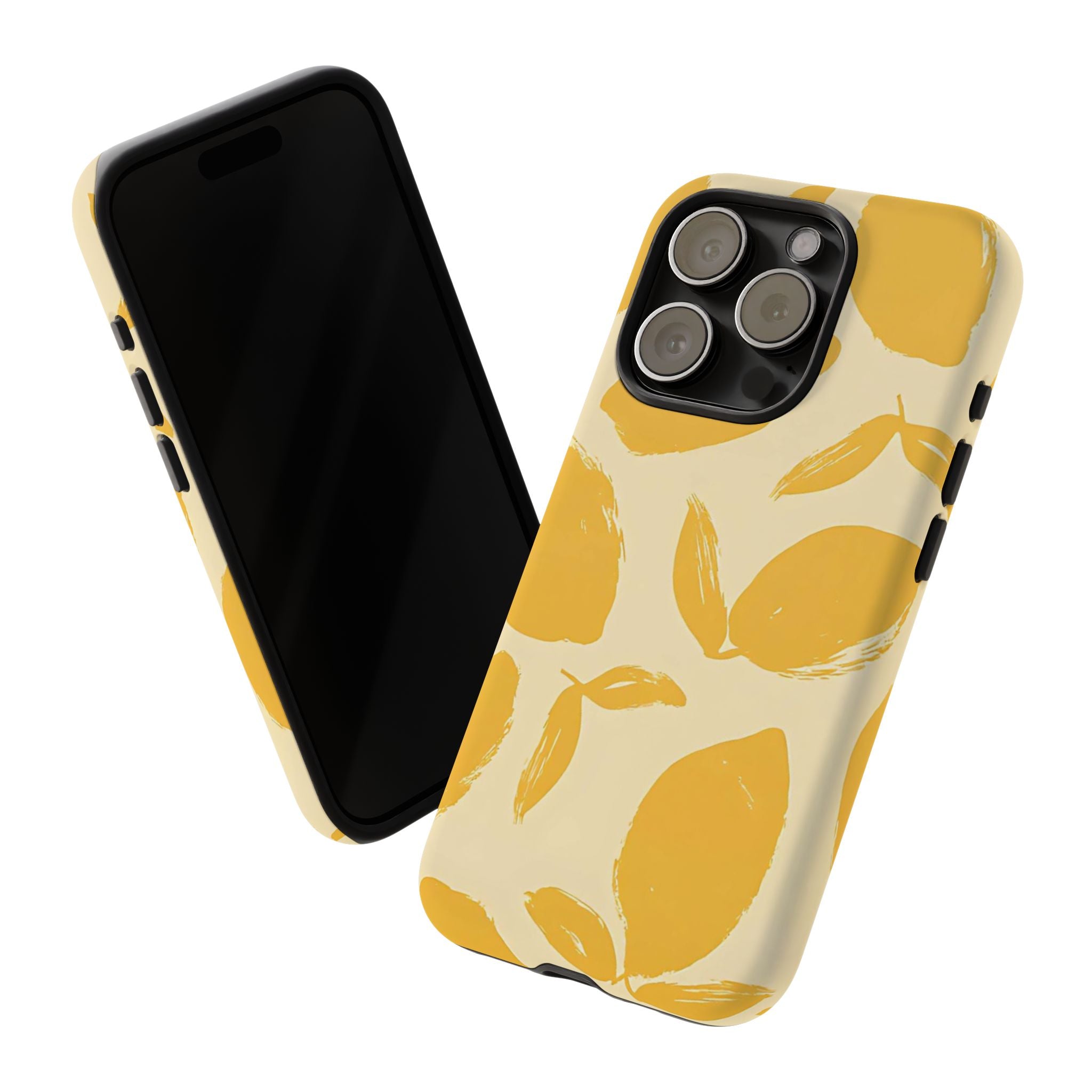 Citrus Glow Premium Tough Shining Phone Case (Double Layer) Available For All iPhone Models