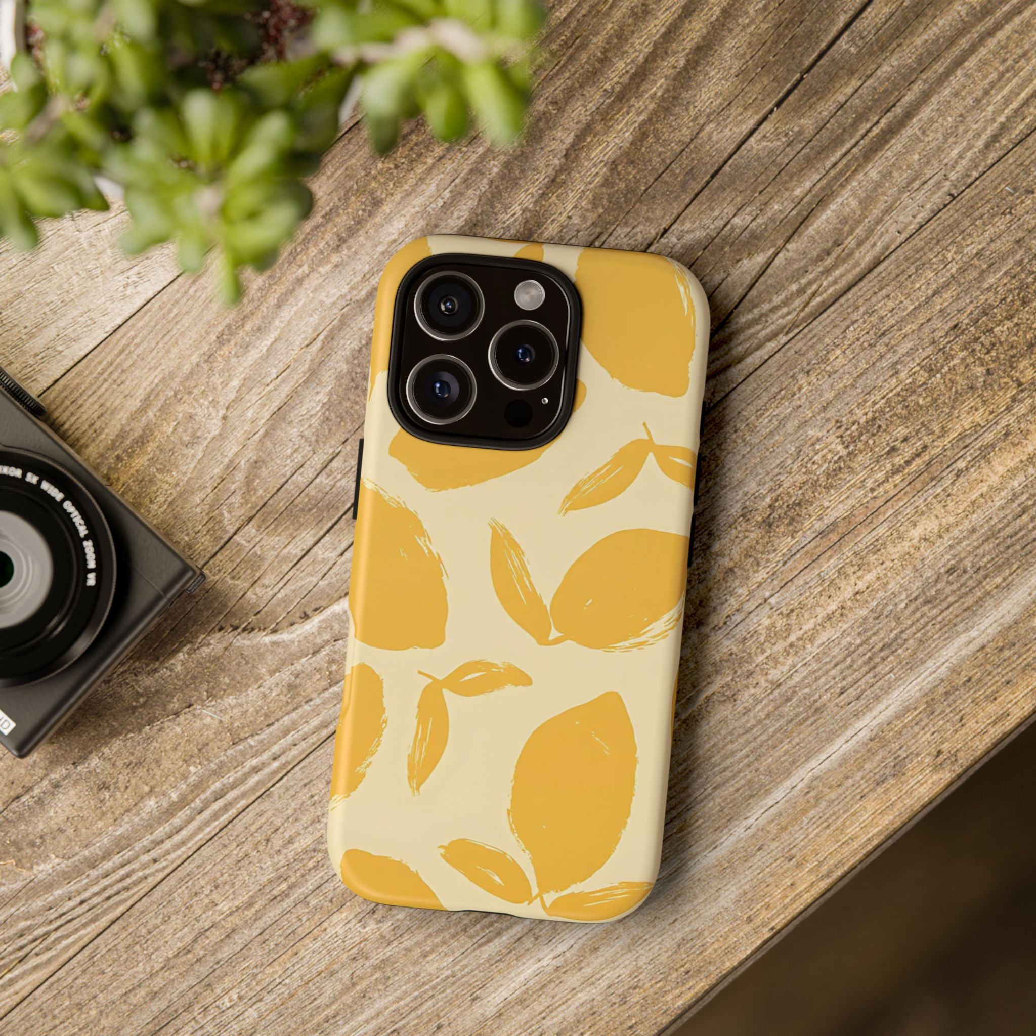 Citrus Glow Premium Tough Shining Phone Case (Double Layer) Available For All iPhone Models