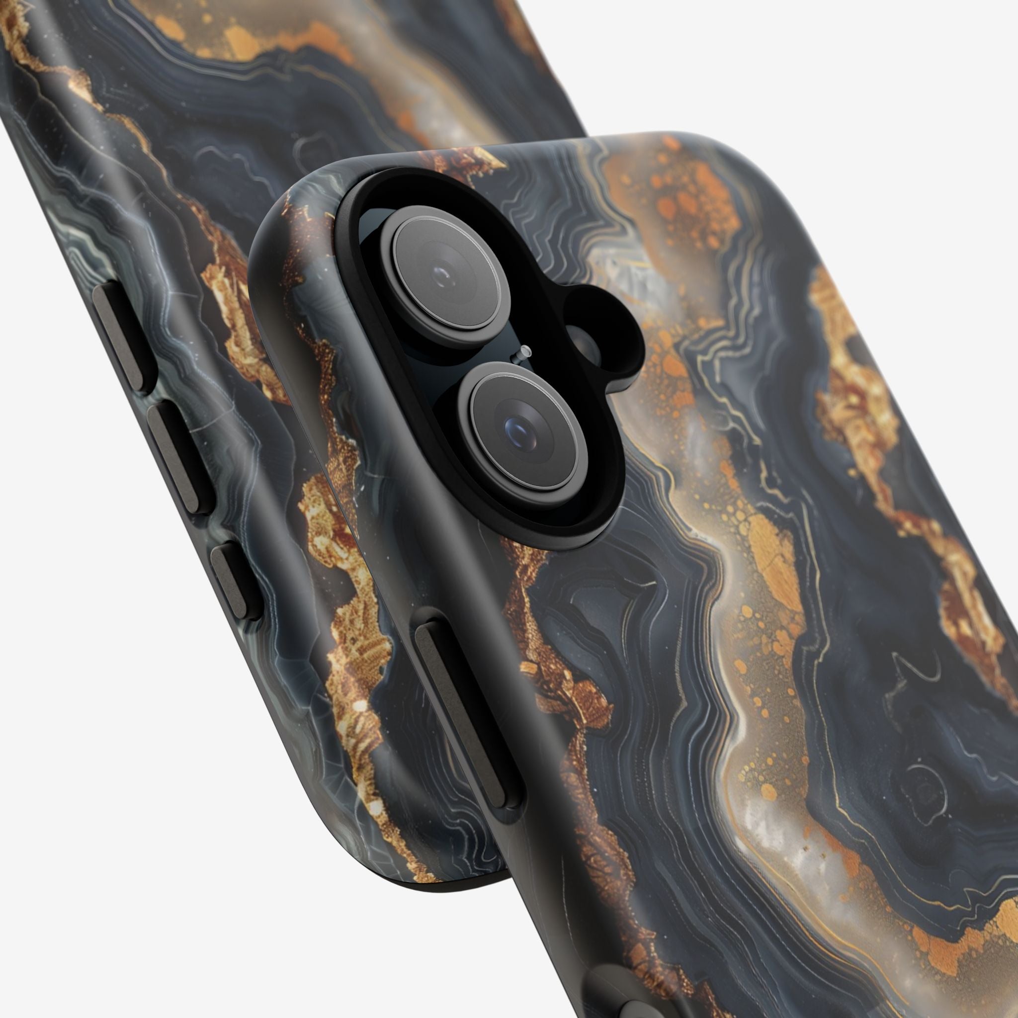Midnight Agate Premium Tough Shining Phone Case (Double Layer) Available For All iPhone Models
