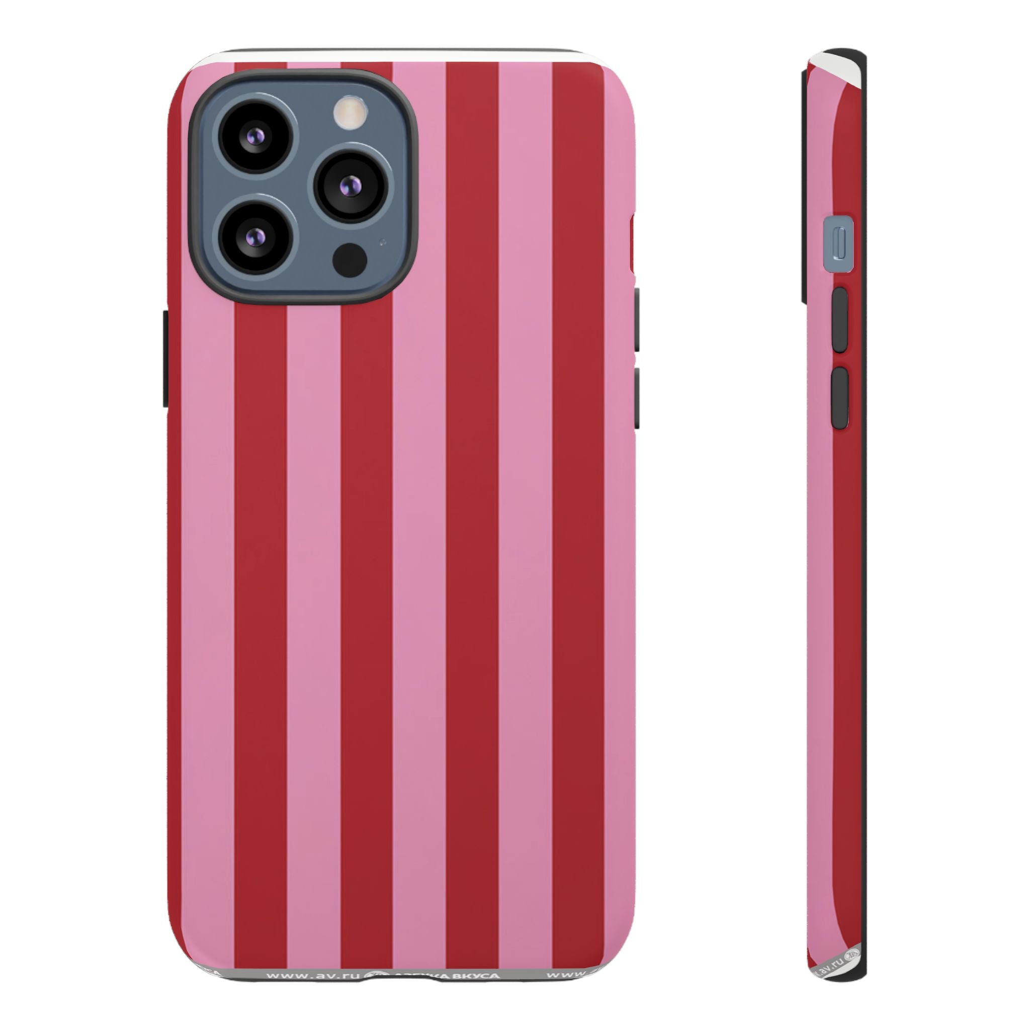 Pink Stripes Tough Case  Available For All iPhone Models