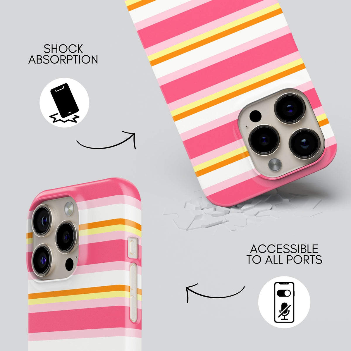 Sugar Premium Tough Shining Phone Case (Double Layer) Available For All iPhone Models