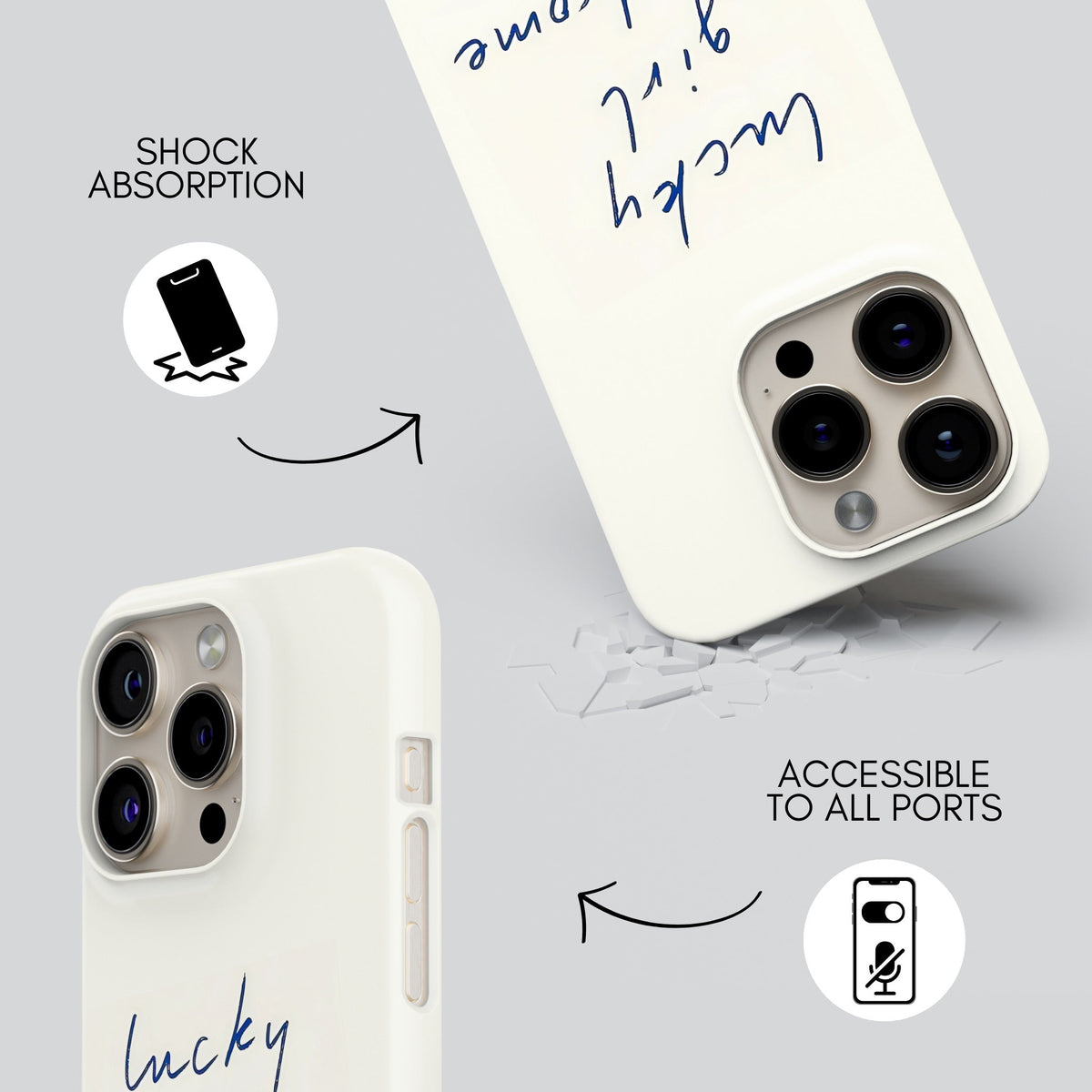 Magnet Premium Tough Shining Phone Case (Double Layer) Available For All iPhone Models