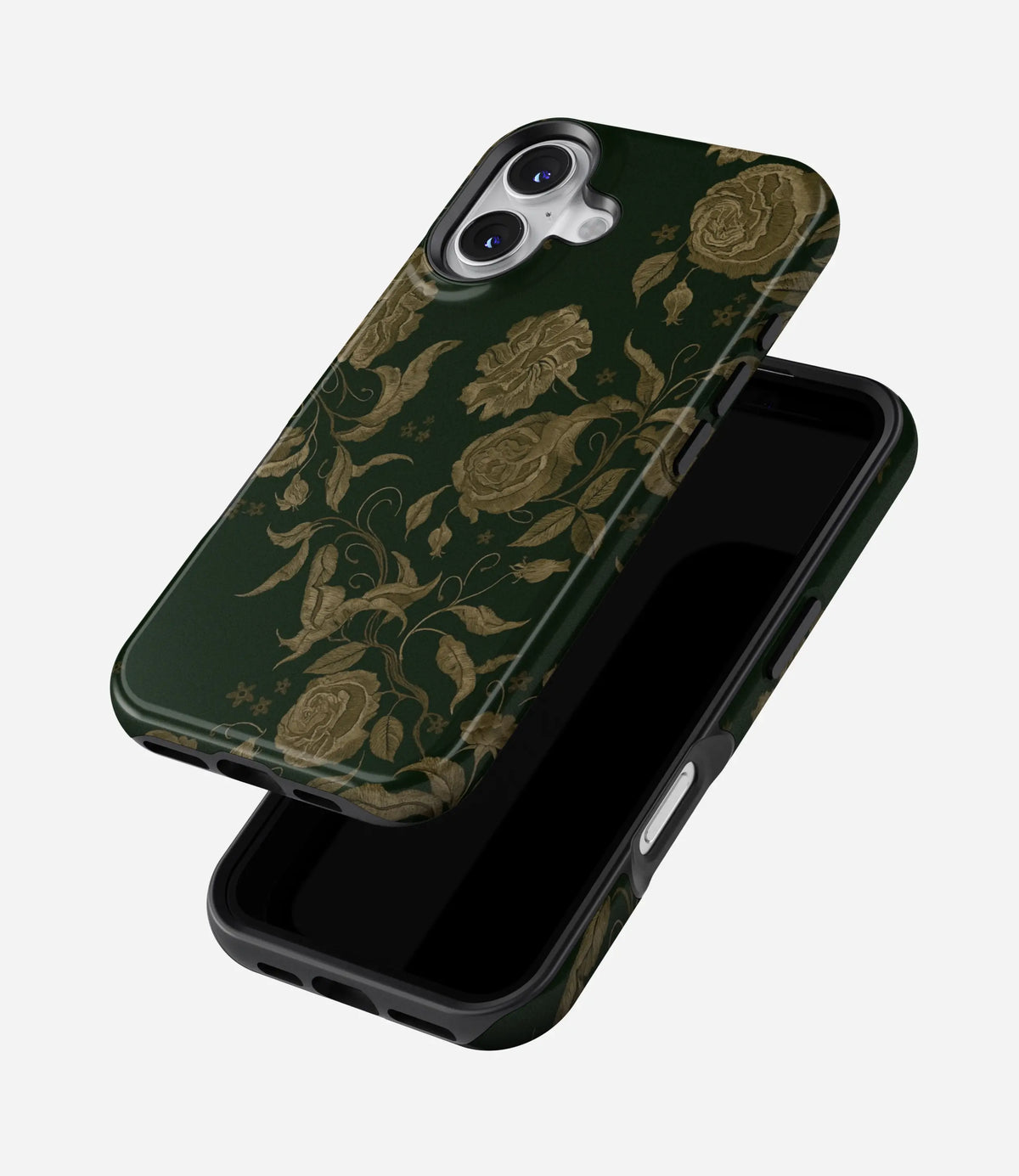 Antique Bloom Premium Tough Shining Phone Case (Double Layer) Available For All iPhone Models