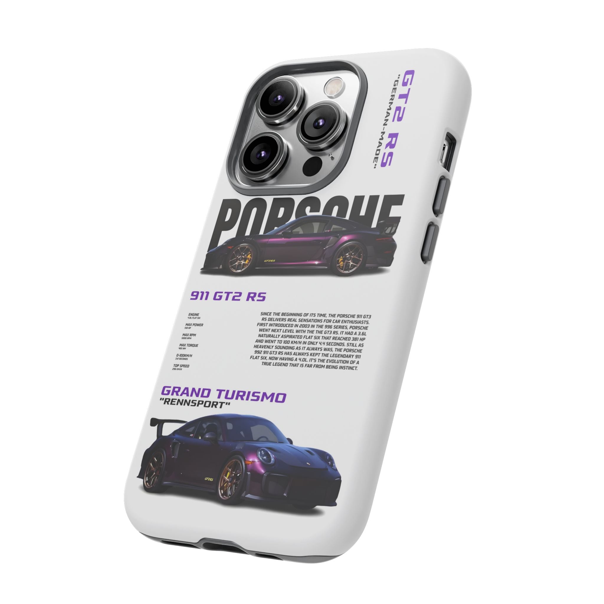 Violet Velocity Tough Case  Available For All iPhone Models