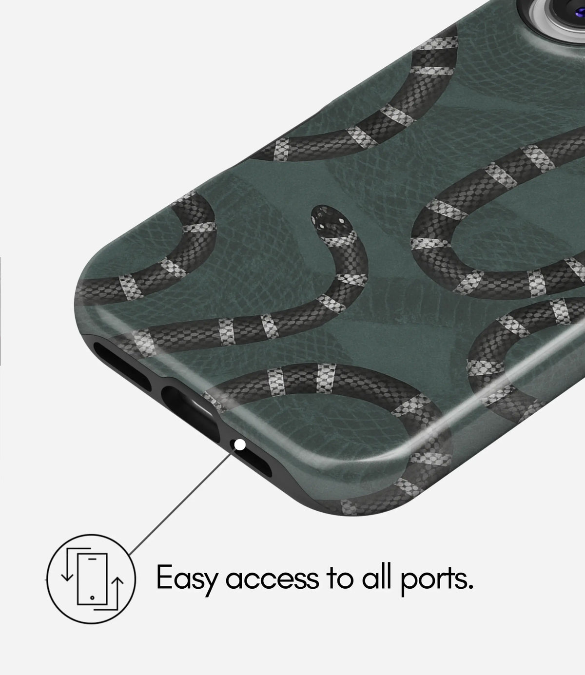 Shadow Serpent Premium Tough Shining Phone Case (Double Layer) Available For All iPhone Models