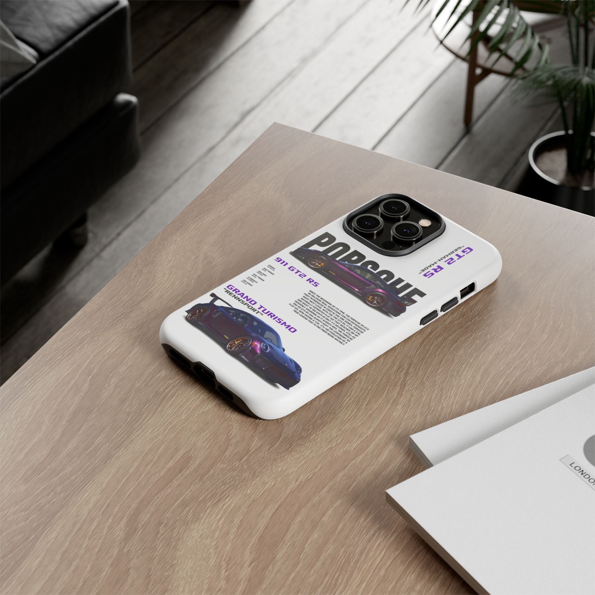 Violet Velocity Tough Case  Available For All iPhone Models