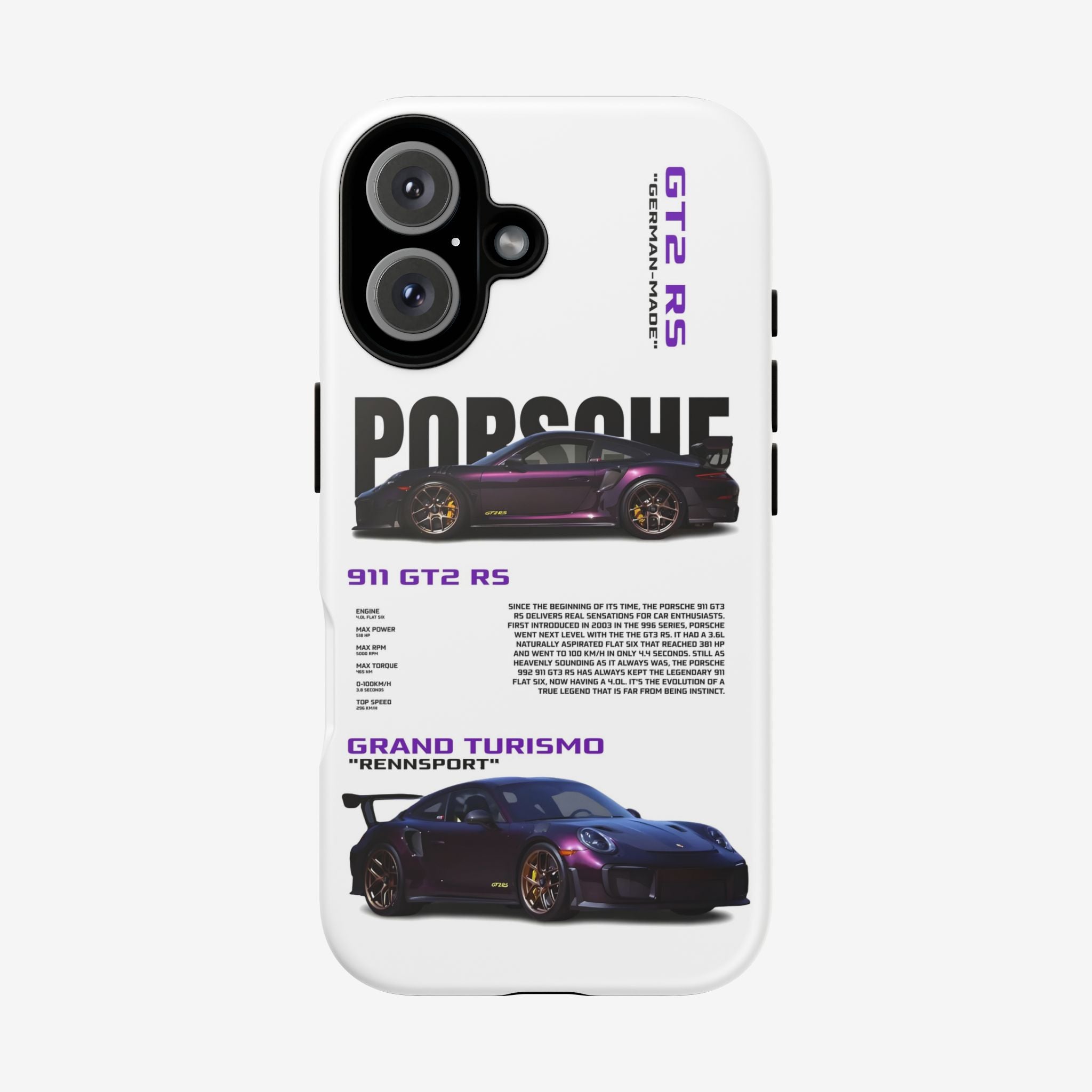 Violet Velocity Tough Case  Available For All iPhone Models