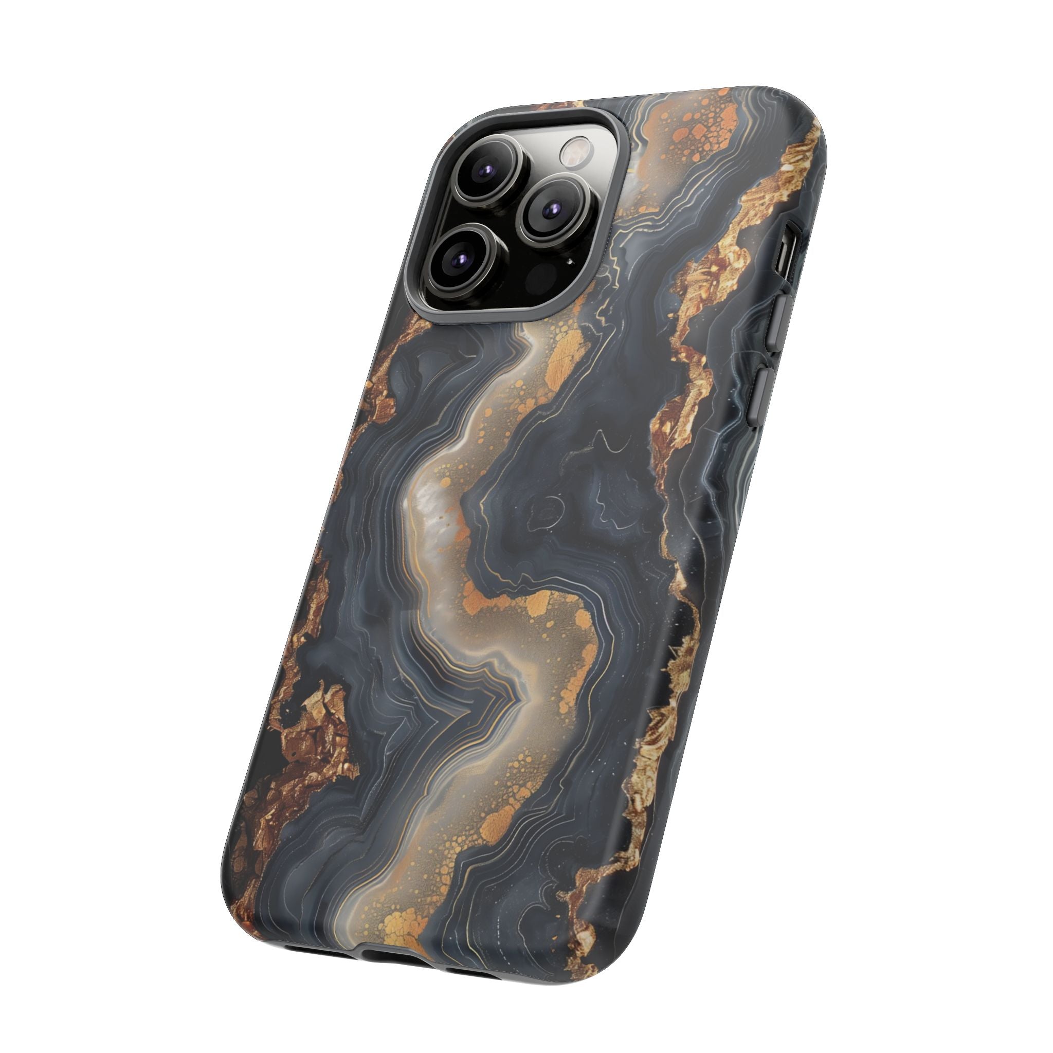 Midnight Agate Premium Tough Shining Phone Case (Double Layer) Available For All iPhone Models