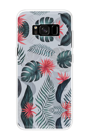 Retro Floral Leaf Soft Cover for Samsung S8 Plus