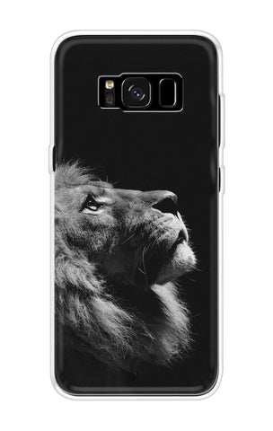Lion Looking to Sky Soft Cover for Samsung S8 Plus